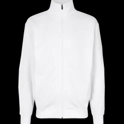 ID herre sweat cardigan hvid str. 2XL