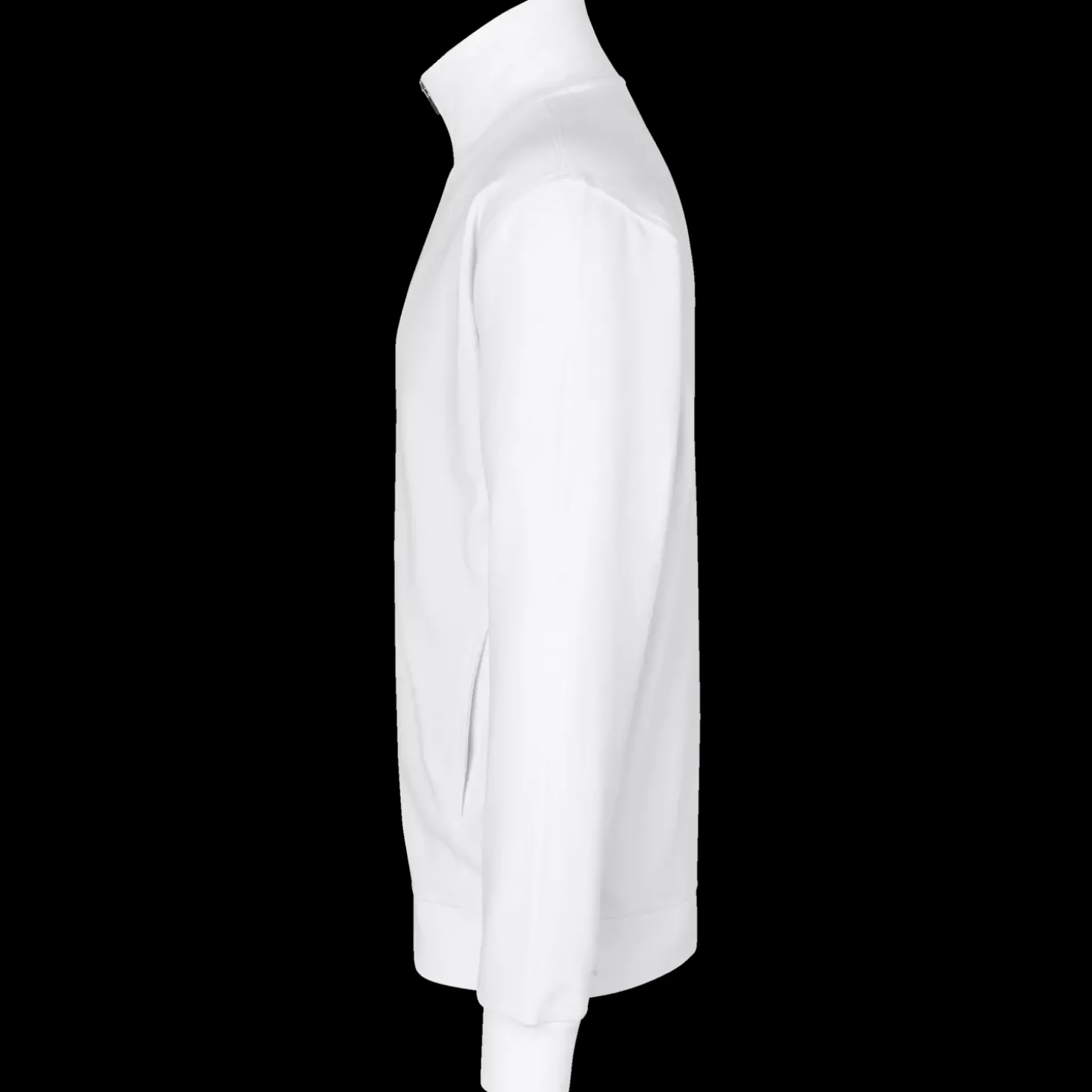 ID herre sweat cardigan hvid str. 2XL