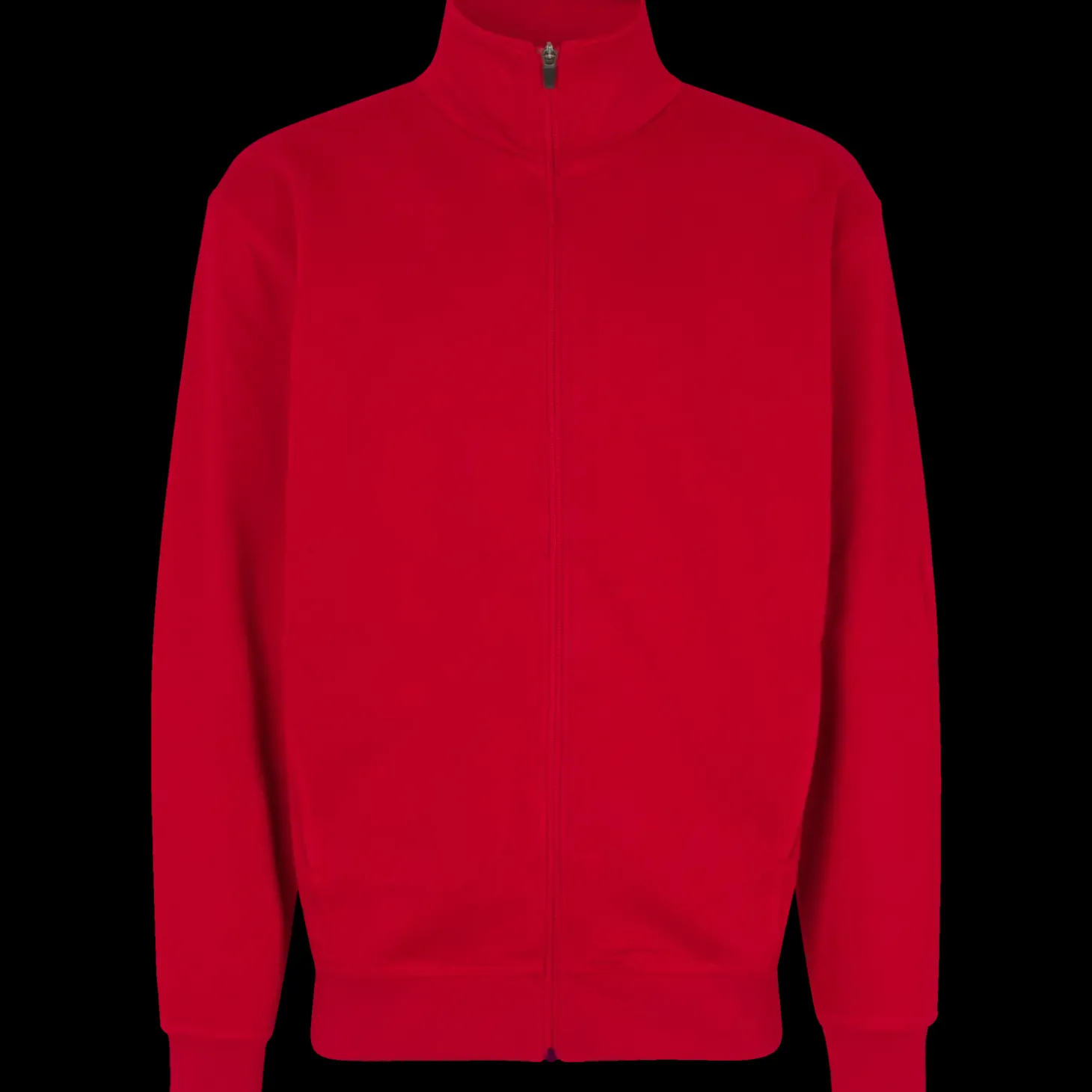 ID herre sweat cardigan rød str. XL