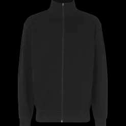 ID herre sweat cardigan sort str. M