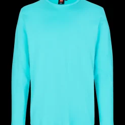 ID Interlock herre langærmet t-shirt mint str. 2XL
