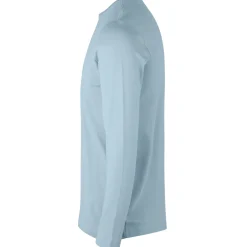 ID Interlock langærmet t-shirt lysblå str. 2XL