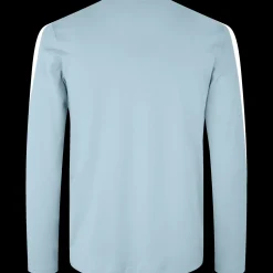 ID Interlock langærmet t-shirt lysblå str. 2XL
