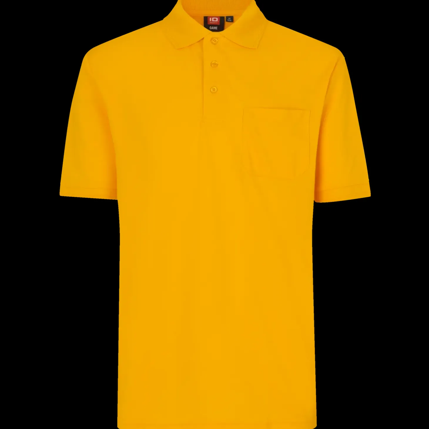 ID klassisk herre poloshirt gul str. 2XL