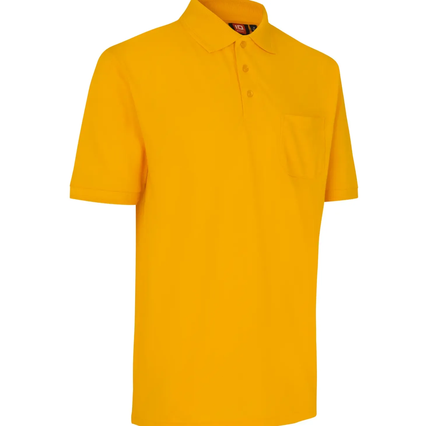 ID klassisk herre poloshirt gul str. 2XL