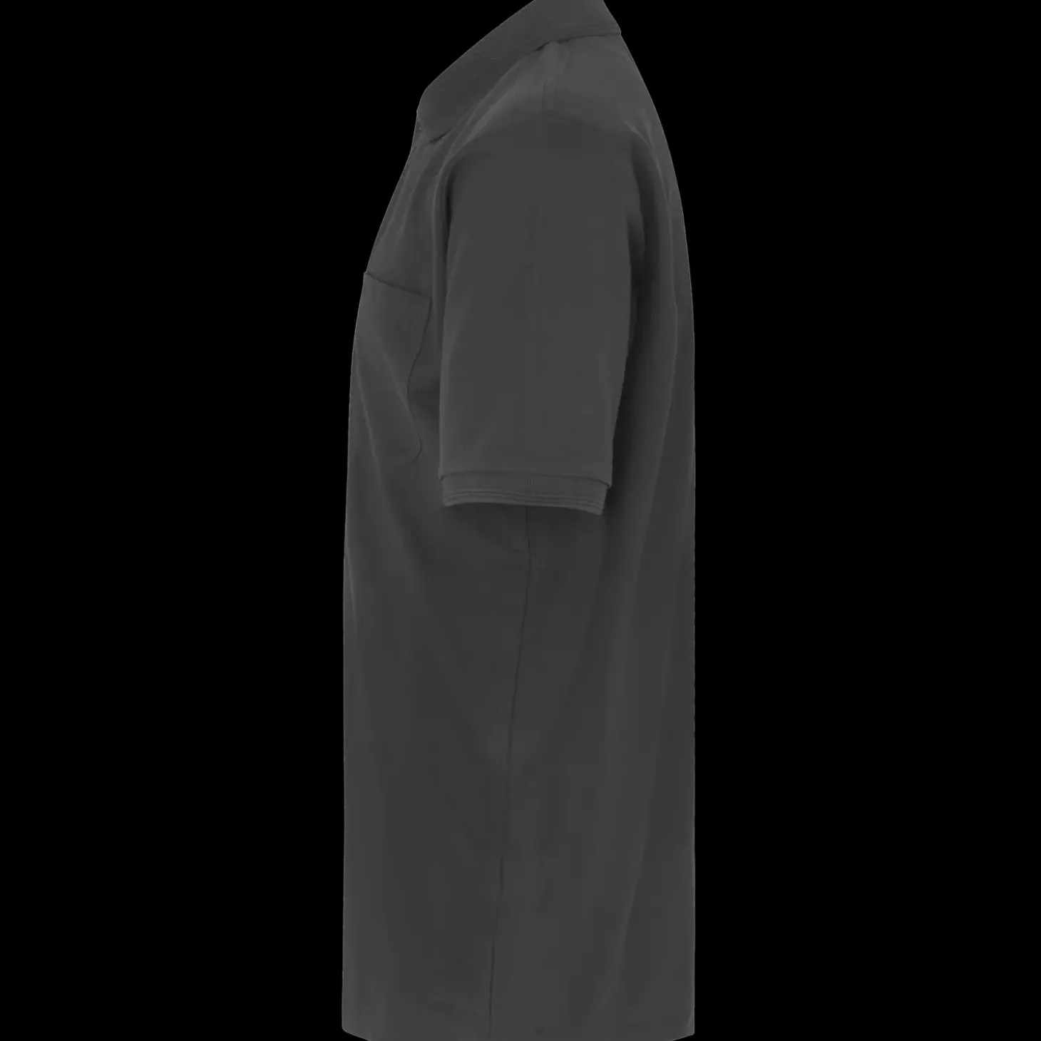 ID klassisk herre poloshirt koks grå str. L