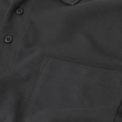 ID klassisk herre poloshirt koks grå str. L