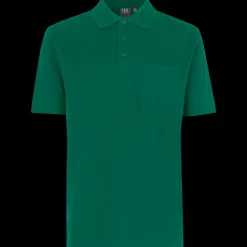ID klassisk herre poloshirt grøn str. XL