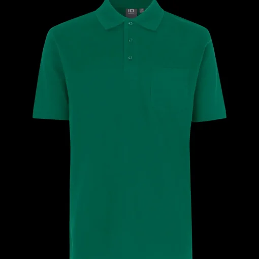 ID klassisk herre poloshirt grøn str. XL