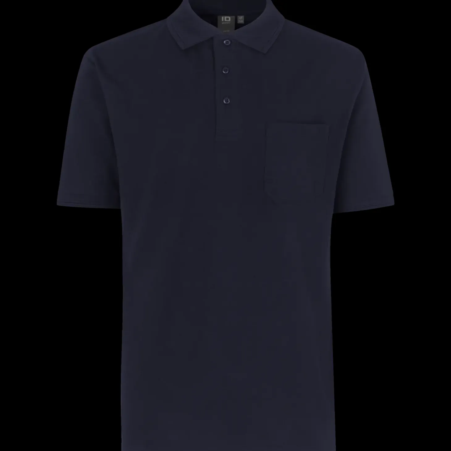 ID klassisk herre poloshirt navy str. XL