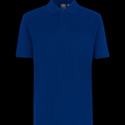 ID klassisk herre poloshirt kongeblå str. L