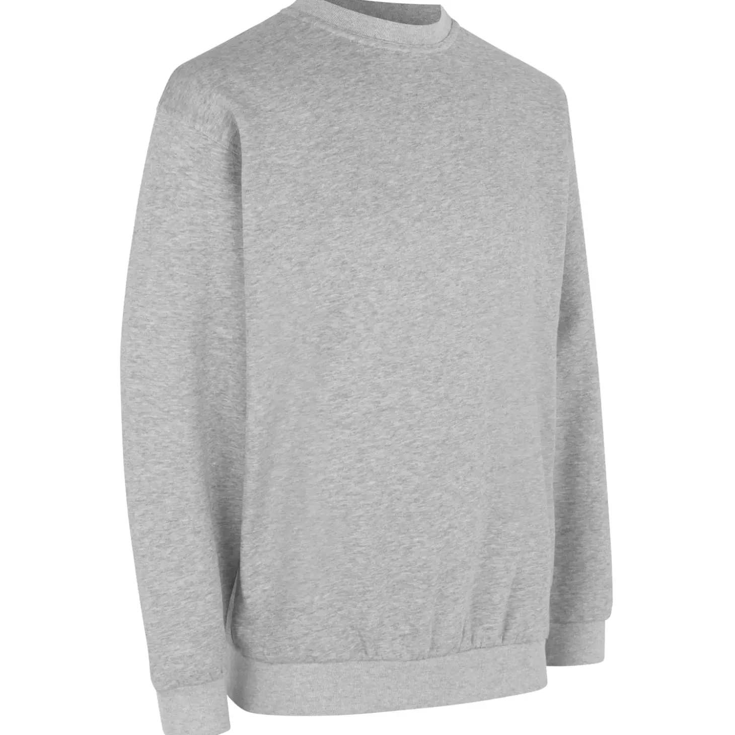 ID klassisk herre sweatshirt grå melange str. XL
