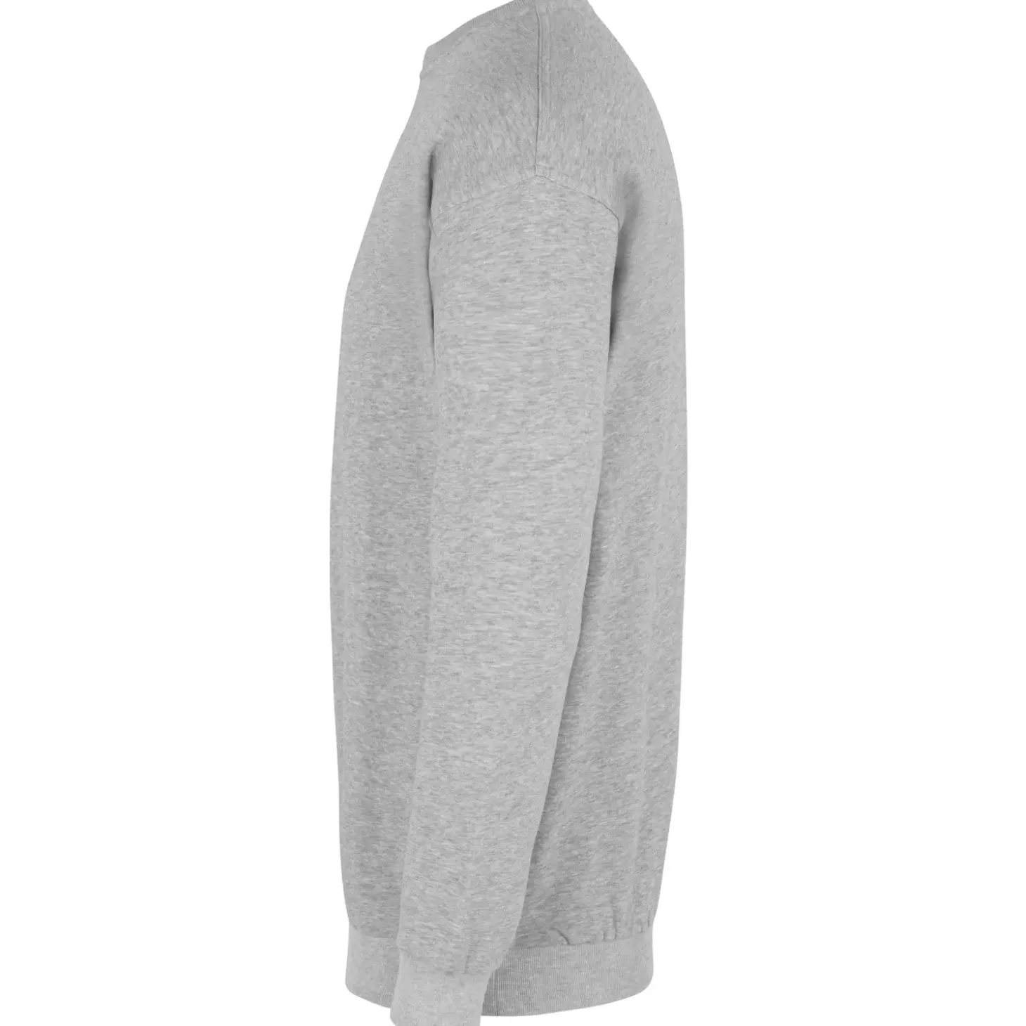 ID klassisk herre sweatshirt grå melange str. XL