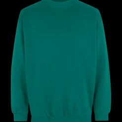 ID klassisk herre sweatshirt grøn str. L