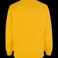 ID klassisk herre sweatshirt gul str. XL