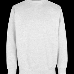 ID klassisk herre sweatshirt snow melange str. L