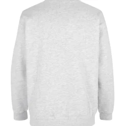 ID klassisk herre sweatshirt snow melange str. L