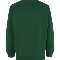 ID klassisk herre sweatshirt flaskegrøn str. 2XL