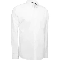 ID Oxford L/S Modern fit herre skjorte hvid str. L