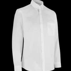 ID Oxford L/S Modern fit herre skjorte hvid str. L