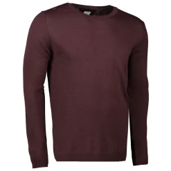 ID Pullover herre bordeaux melange str. XL