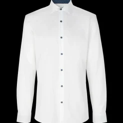 ID Seven Seas Fine Twill Virginia herre skjorte hvid str. M