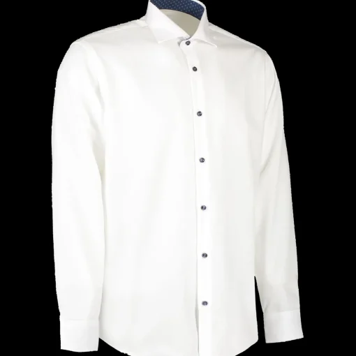 ID Seven Seas Fine Twill Virginia herre skjorte hvid str. M
