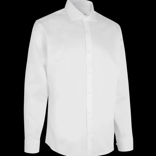 ID Seven Seas Fine Twill modern fit skjorte herre hvid str. L