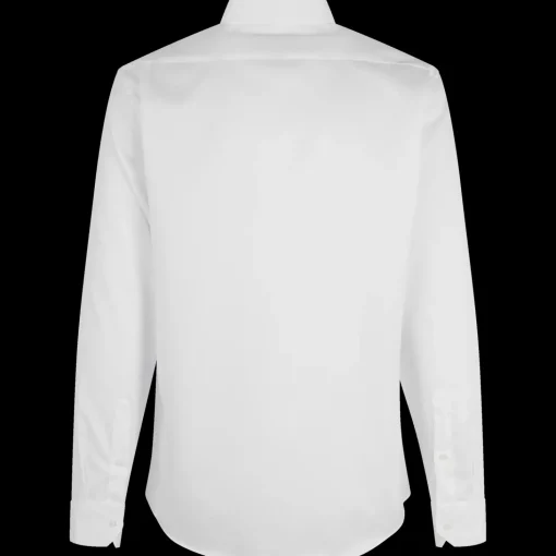 ID Seven Seas Fine Twill modern fit skjorte herre hvid str. L