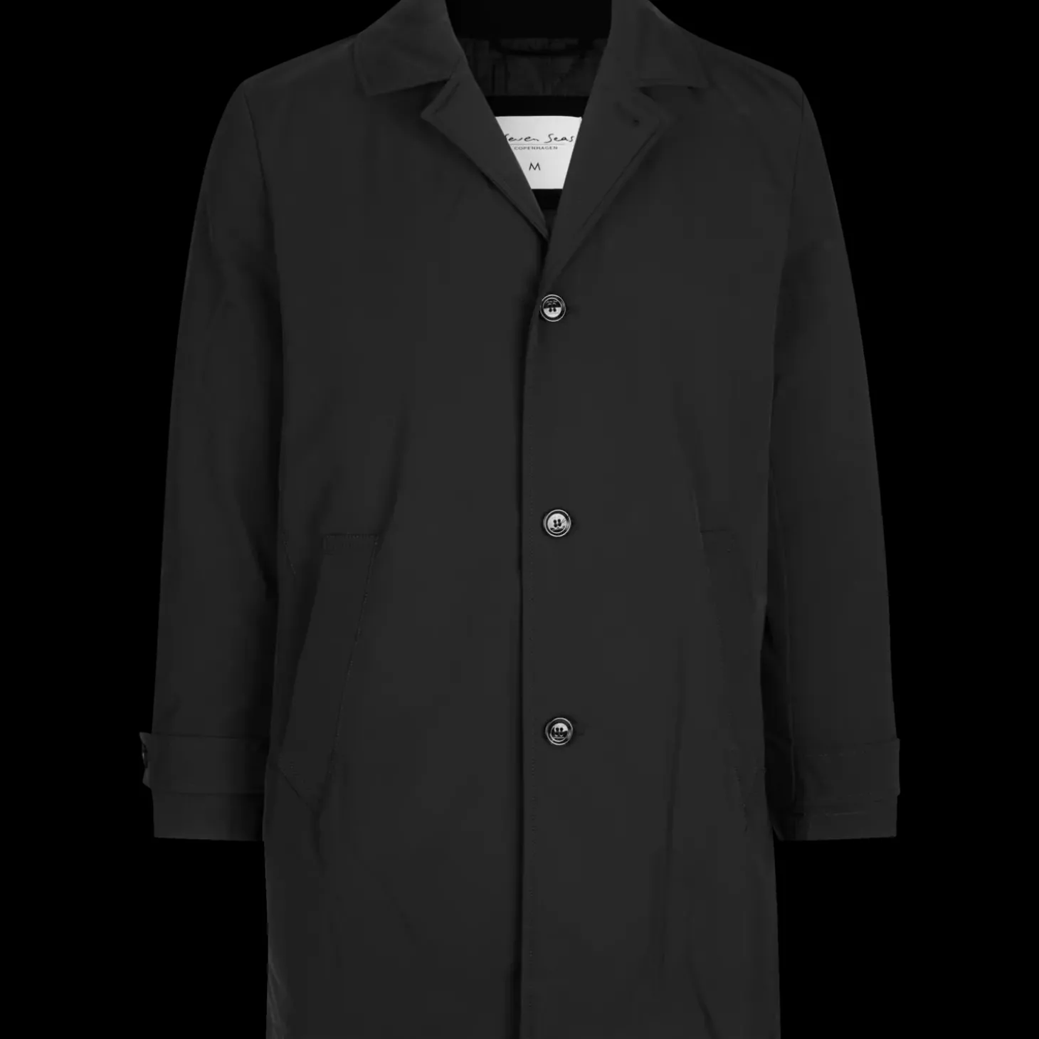 ID Seven Seas herre helårsjakke sort str. 2XL