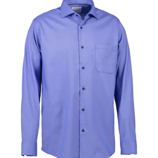 ID Seven Seas Royal Oxford herre skjorte french blue str. 2XL