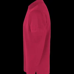 ID stretch herre poloshirt cerise str. L