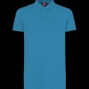ID stretch herre poloshirt turkis str. 2XL