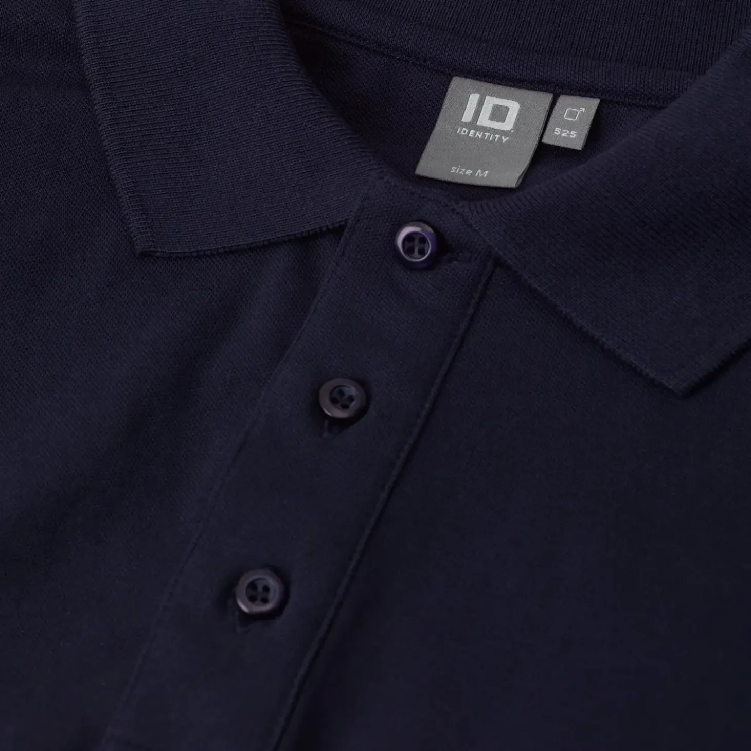 ID stretch herre poloshirt navy str. L