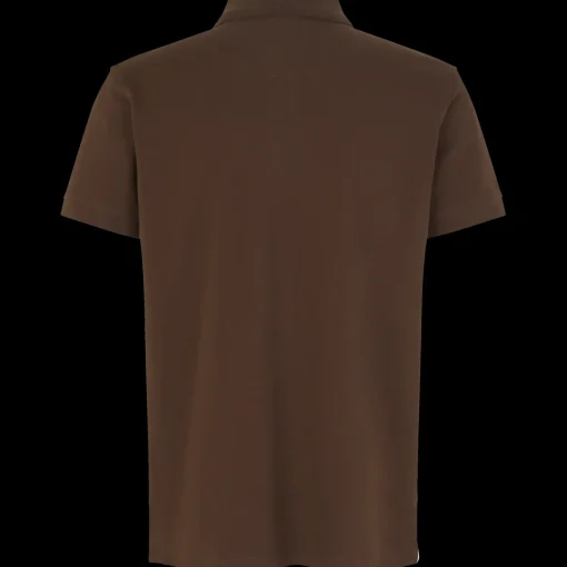 ID stretch herre poloshirt mocca str. 2XL