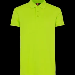 ID stretch herre poloshirt lime str. 2XL
