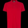 ID Stretch herre poloshirt rød str. L