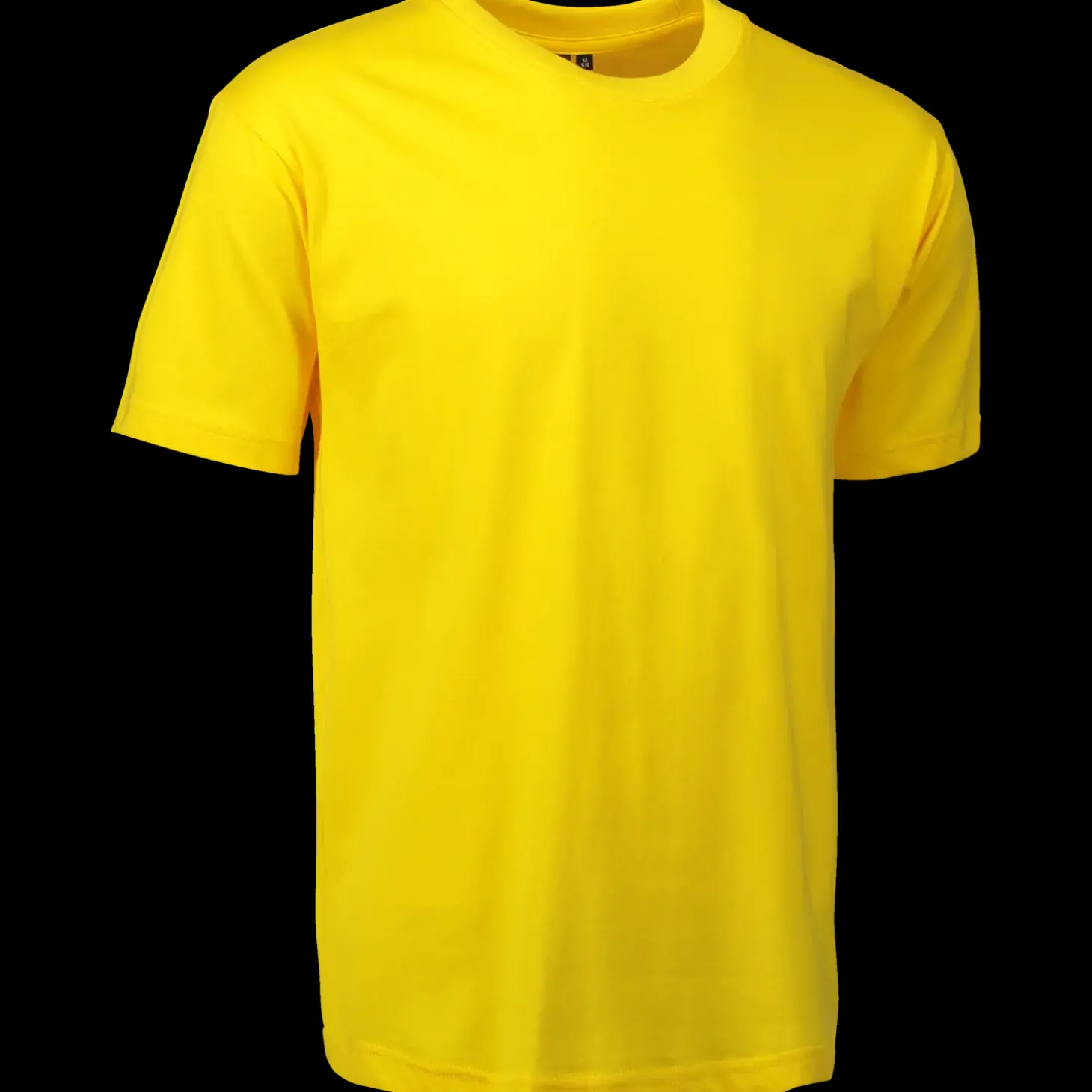 ID T-Time t-shirt kortærmet gul str. 2XL