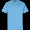 ID T-Time t-shirt kortærmet lys blå str. XL
