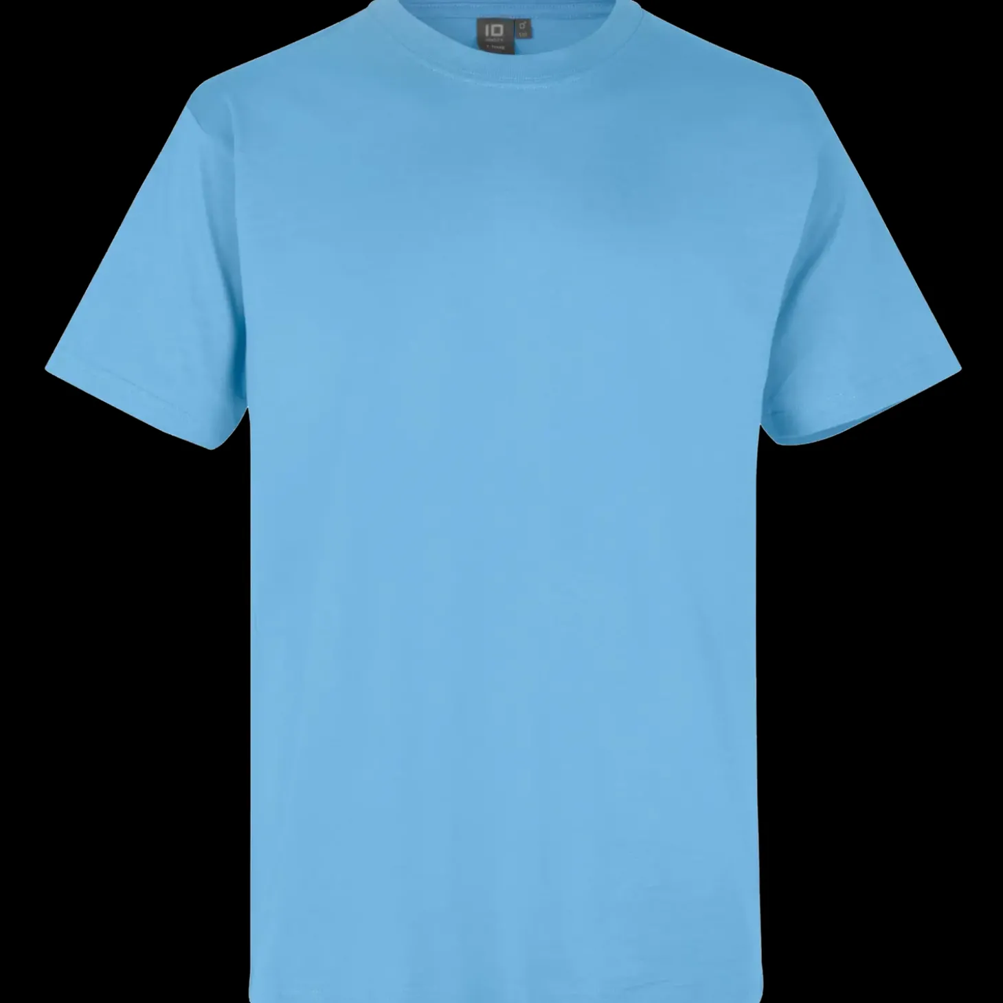 ID T-Time t-shirt kortærmet lys blå str. XL