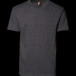 ID T-Time t-shirt kortærmet grafit melange str. XL