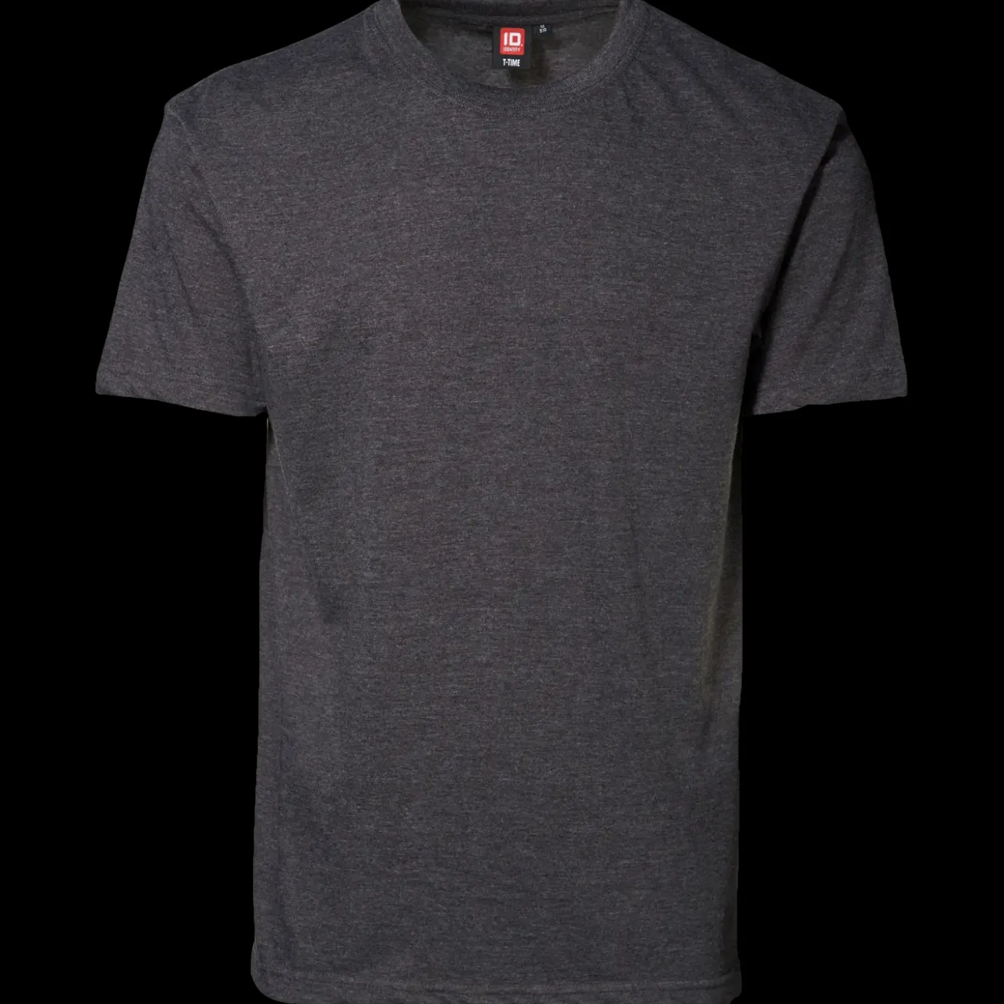 ID T-Time t-shirt kortærmet grafit melange str. XL