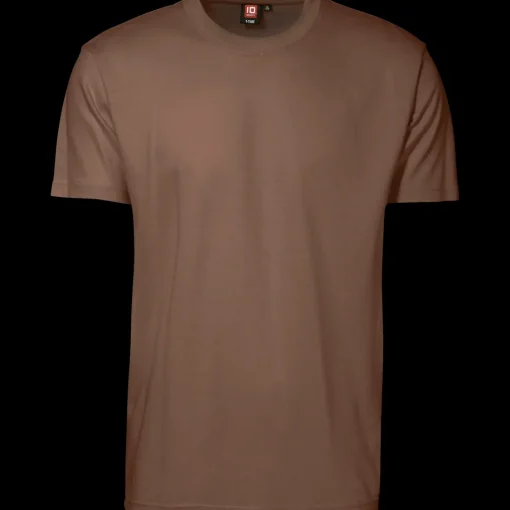 ID T-Time t-shirt kortærmet mocca str. L