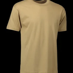 ID T-Time t-shirt kortærmet sand str. XL