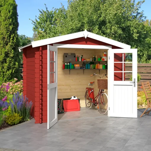 Ingo redskabsrum med dobbeltdør 3,8 m²