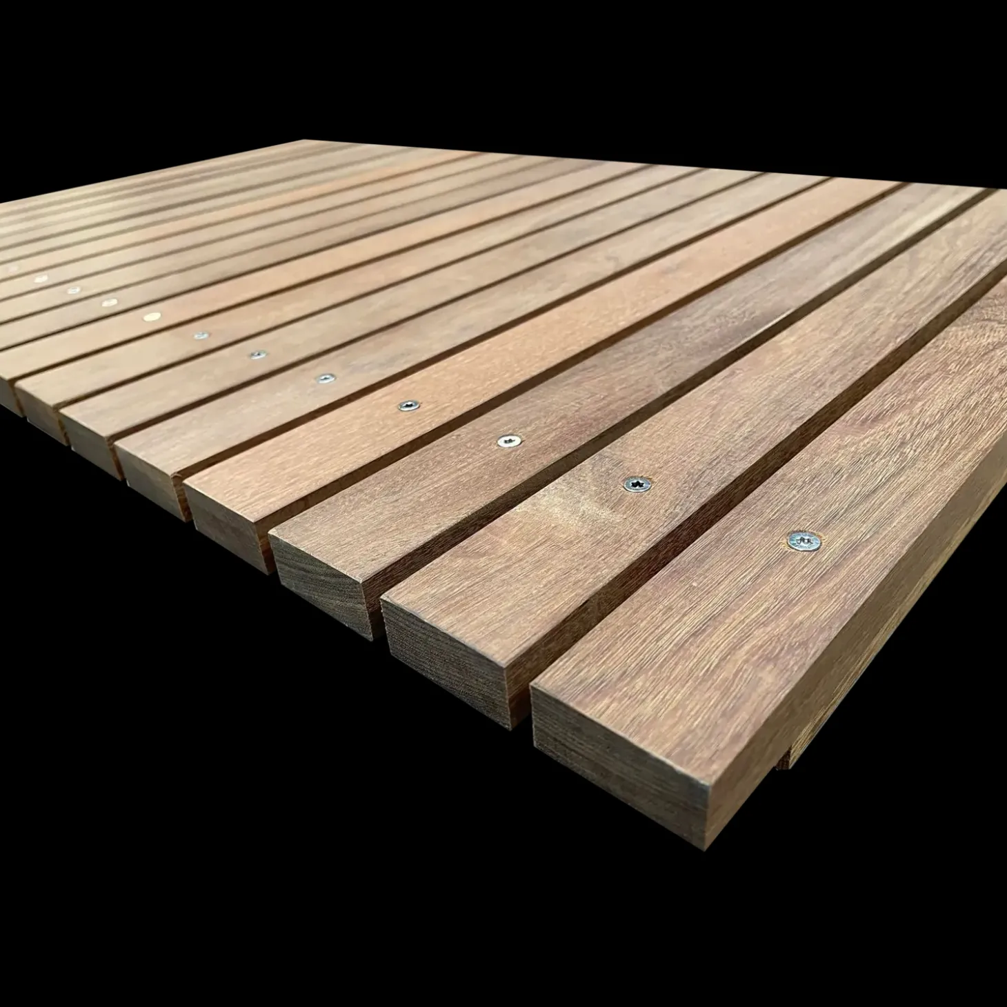 IPE lister mørkebrun høvlet 20 x 40 mm 1,85 m