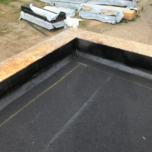 Isola Overlag u. Svejsekant Sort 0,67x8M