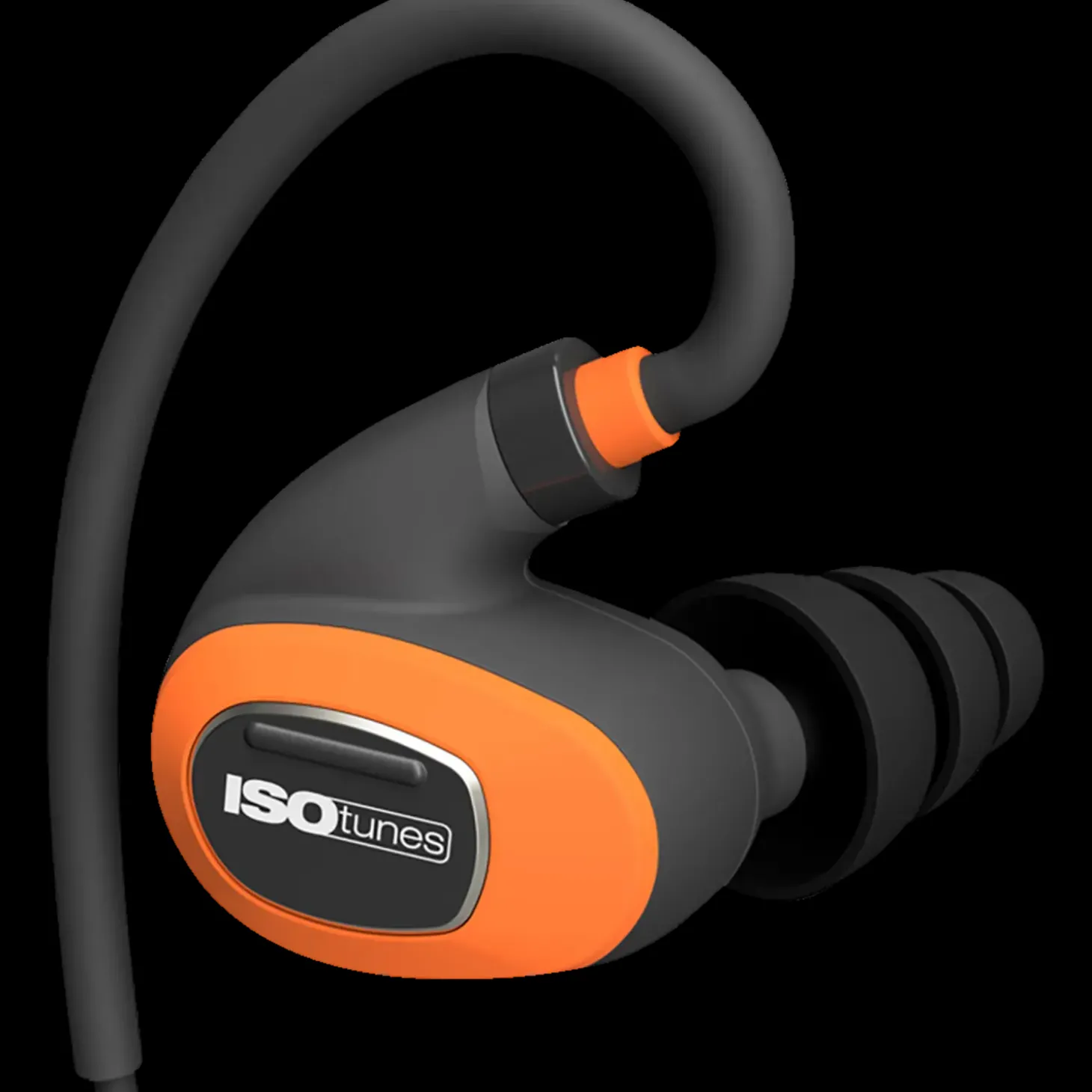 ISOTunes Pro 2,0 EN325 høreværn sort/orange