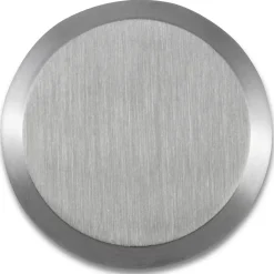 Jasa blindskilt Ø52 mm x 12 mm massiv rustfri stål