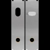 Jasa langskilt sæt m/vrider t/oval cylinder 215x54x2 mm rustfrit stål